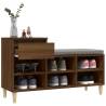 Brown Oak Shoe Cabinet - Stylish Storage Solution | HipoMarket