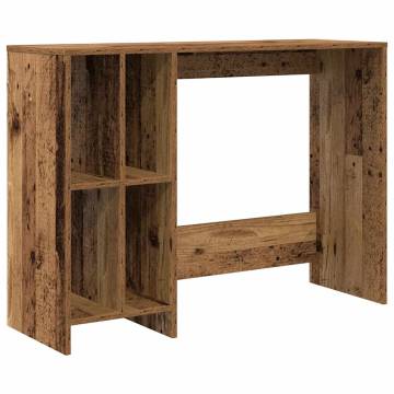 Old Wood Desk 102.5x35x75 cm - Durable Engineered Wood