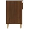 Brown Oak Shoe Cabinet - Stylish Storage Solution | HipoMarket