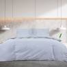 Grey Duvet Cover Set 155x220 cm Cotton | Hipomarket