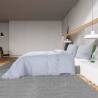 Grey Duvet Cover Set 155x220 cm Cotton | Hipomarket