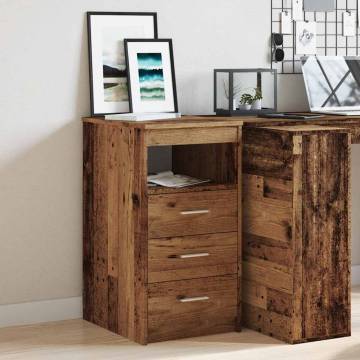 Drawer Cabinet Old Wood - 40x50x76 cm | Hipo Market