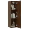 Wall-mounted TV Cabinets - 2 pcs Brown Oak - Stylish Storage