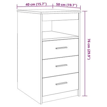 Drawer Cabinet Old Wood - 40x50x76 cm | Hipo Market