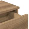 Artisian Oak Wall Shelf with Drawers - Durable & Stylish Storage