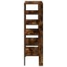 Elegant Shoe Rack in Smoked Oak | Space-Saving Design