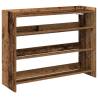 Shoe Rack Old Wood 80x25x61.5 cm | Stylish & Durable Storage