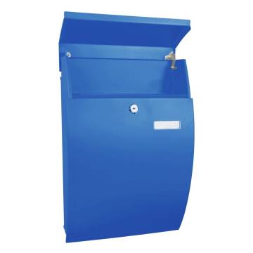 V-Part Mailbox Geronan Blue - Stylish & Secure Letterbox