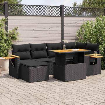 7 Piece Garden Sofa Set with Cushions - Durable & Stylish