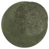 Rug HUARTE Ø 200 cm - Soft, Washable & Non-Slip Forest Green