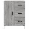 Stylish Highboard Grey Sonoma - Durable Engineered Wood