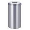 V-Part 50L Self-Extinguishing Waste Paper Bin - Silver