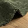 HUARTE Soft Washable Forest Green Rug Ø 160 cm - Cozy & Durable