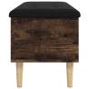 Storage Bench Smoked Oak - Stylish & Functional Seating