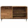 Stylish Old Wood Record Cabinet - Durable Engineered Wood