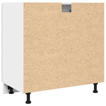 Drawer Bottom Cabinet - Concrete Grey 80x46x81.5 cm