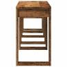 Elegant Nest of Tables - 3 pcs Old Wood | Hipomarket