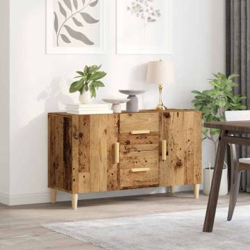 Stylish Sideboard in Old Wood | Engineered Wood Storage