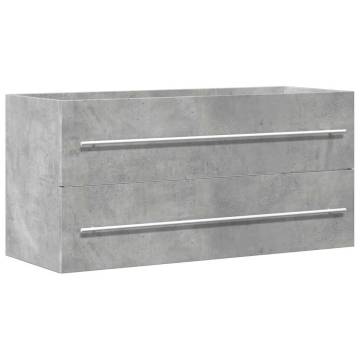 Sink Cabinet Concrete Grey - Stylish & Functional | HipoMarket