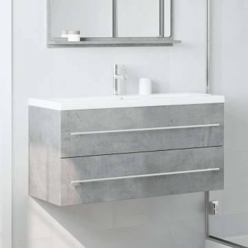 Sink Cabinet Concrete Grey - Stylish & Functional | HipoMarket