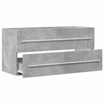 Sink Cabinet Concrete Grey - Stylish & Functional | HipoMarket