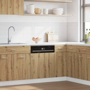 Artisan Oak Dishwasher Panel | 60x1.5x67 cm | Durable & Stylish