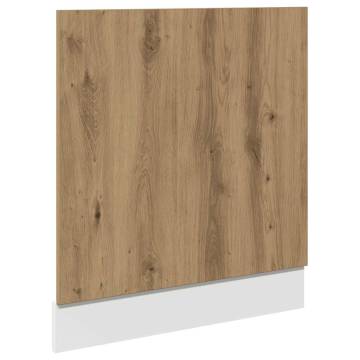 Artisan Oak Dishwasher Panel | 60x1.5x67 cm | Durable & Stylish