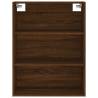 Elegant Highboard in Brown Oak - 69.5x34x180 cm