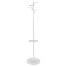 V-Part Standing Coat Rack - 8 Hooks, Porcelain White, 178 cm