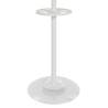 V-Part Standing Coat Rack - 8 Hooks, Porcelain White, 178 cm