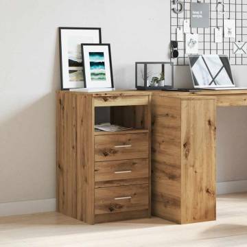 Drawer Cabinet Artisan Oak 40x50x76 cm - Durable & Stylish