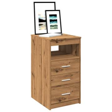 Drawer Cabinet Artisan Oak 40x50x76 cm - Durable & Stylish