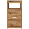 Drawer Cabinet Artisan Oak 40x50x76 cm - Durable & Stylish