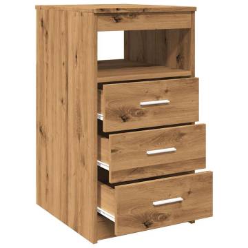 Drawer Cabinet Artisan Oak 40x50x76 cm - Durable & Stylish