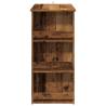 Bar Table with Storage Rack - Old Wood 102x50 cm | HipoMarket