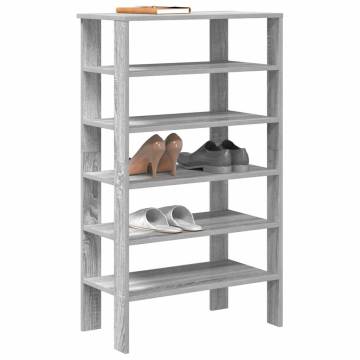 Grey Sonoma Shoe Rack - Stylish Storage Solution | Hipo Market