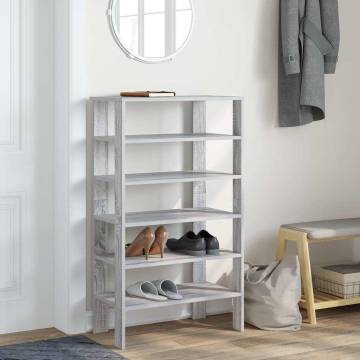 Grey Sonoma Shoe Rack - Stylish Storage Solution | Hipo Market