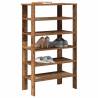  Shoe Rack Old Wood 61x32x105 cm Engineered Wood Colour old wood Quantity in Package 1 Height 105 cm Number of 