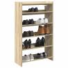  Shoe Rack Sonoma Oak 60x25x100 cm Engineered Wood Colour sonoma oak Quantity in Package 1 Height 100 cm Width 60 cm 