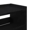 Shoe Rack Black 80x25x61.5 cm - Stylish Storage Solution