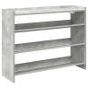 Shoe Rack Concrete Oak - Stylish and Durable Storage Solution