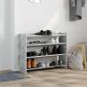 Shoe Rack Concrete Oak - Stylish and Durable Storage Solution