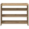 Shoe Rack Artisan Oak 80x25x61.5 cm - Organize Your Space