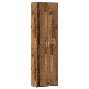 Classic Hallway Wardrobe Old Wood - Space Saver Storage