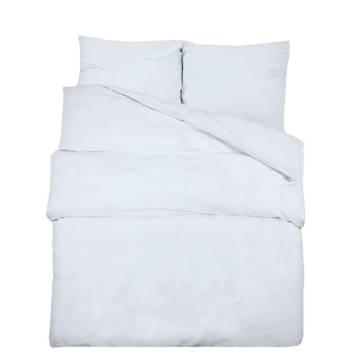 White Duvet Cover Set 135x200 cm | Lightweight Microfiber