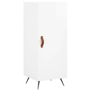 High Gloss White Highboard - Stylish Storage Solution | HipoMarket