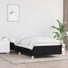  Bed Frame without Mattress Black 90x190 cm Single Single Fabric Colour black Size 3ft single Height 35 cm 