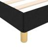 Black 90x190 cm Single Bed Frame without Mattress - Durable Fabric