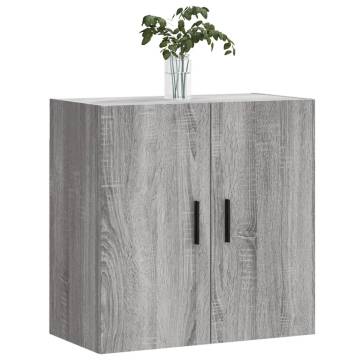 Wall Cabinet Grey Sonoma - Stylish Storage Solution | HipoMarket