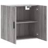 Wall Cabinet Grey Sonoma - Stylish Storage Solution | HipoMarket